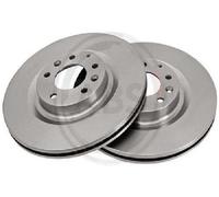2x Original A.B.S. Brake Disc 17695 for Mazda