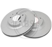 2x Original A.B.S. Brake Disc 17696 for Mazda