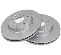 2x Original A.B.S. Brake Disc 17707 for Fiat Suzuki