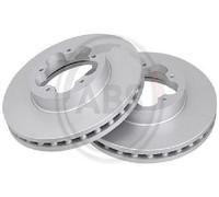 2x Original A.B.S. Brake Disc 17743 for Ford