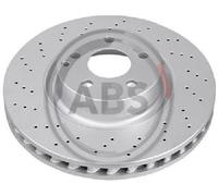2x Original A.B.S. Brake Disc 17796 for Mercedes-Benz