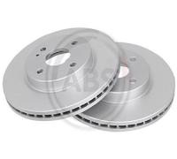 2x Original A.B.S. Brake Disc 17938 for Mazda