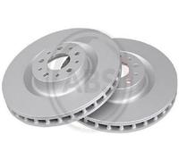 2x Original A.B.S. Brake Disc 18173 for Fiat Opel
