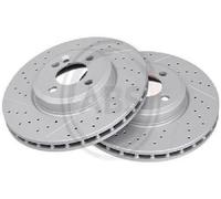 2x Original a. B. S. S. Brake Disc 18185 for Mini