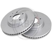 2x Original A.B.S. Brake Disc 18216 for Mazda