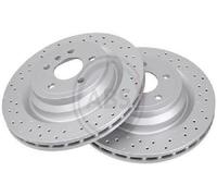 2x Original A.B.S. Brake Disc 18271 for Mercedes-Benz