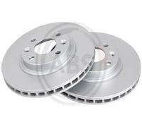 2x Original A.B.S. Brake Disc 18316 for Dacia Renault Smart