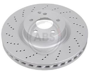 2x Original A.B.S. Brake Disc 18344 for Mercedes-Benz