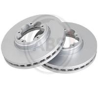 2x Original A.B.S. Brake Disc 18381 for Ford