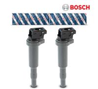 2x Original Bosch Ignition Coil Module For BMW 1ER E87 3ER E90 5ER E60 6ER E64