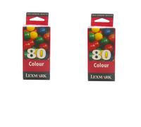 Lexmark 12A1980E Original Lexmark No 80 Colour Ink Cartridge
