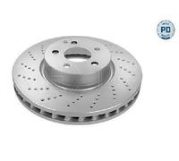 2x Original MEYLE Brake Disc 083 521 2103/PD for Mercedes-Benz