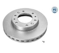 2x Original MEYLE Brake Disc 37-15 521 0046/PD for Hyundai