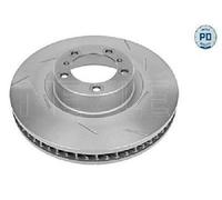 2x Original MEYLE Brake Disc 483 521 0012/PD for Porsche