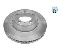 2X Original MEYLE Brake Disc 483 523 0011/PD For Porsche