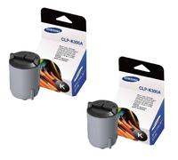 2x Original Samsung Toner CLP-K300A for CLP 300 CLX 2160 3160 Neutral Box