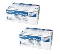 2x Original Samsung Toner ML-2550DA for ML-2550 2550D 2551 2552 Neutral Tray