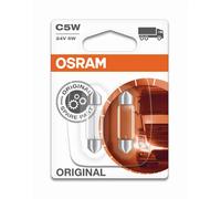 2X Osram C5W Lamps 24V 5W SV8.5-8 Original Double Blister OSRAM