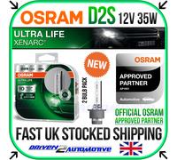 2x OSRAM D2S XENARC ULTRA LIFE BULBS HID XENON 66240ULT-HCB 10 YEAR GUARANTEE