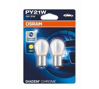 Osram 7507DC-02B PY21W 12V 21W BAU15s Diadem Chrome Indicator Bulbs