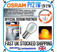 Osram 7507DC-02B PY21W 12V 21W BAU15s Diadem Chrome Indicator Bulbs