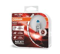 OSRAM NIGHT BREAKER LASER H1, next generation, +150% more brightness, halogen headlamp, 64150NL-HCB, 12V, passenger car