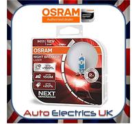 2x OSRAM H11 Night Breaker Laser (Next Generation) +150% Car Headlight Bulbs 711