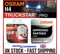 2x OSRAM H4 TRUCKSTAR PRO 24v 75/70W BULBS IVECO EuroCargo 75 E 15 K 01.91-09.00