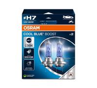 2x OSRAM H7 COOL BLUE BOOST HEADLIGHT BULBS FOR VAUXHALL CORSA Mk 4 1.2 08.14-