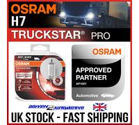 2x OSRAM H7 TRUCKSTAR PRO 24v 70W BULBS DAF LF 45 FA 45.220 01.01-