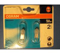 2X OSRAM HALOSTAR STANDARD 64440 F 50 W GY6,35 12 V Dimmable Frosted
