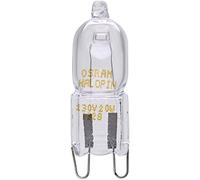 2X OSRAM OVEN HALOPIN 25W G9 HALOGEN CAPSULE BULB,Warm White 2700K, 230//240V