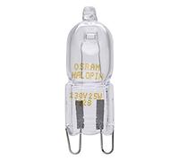 2X OSRAM OVEN HALOPIN 25W G9 HALOGEN CAPSULE BULB,Warm White 2700K, 230//240V
