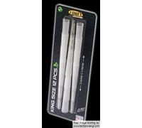 2x OUR-12 X KING SIZE PRE ROLLED RIZLA SMOKING PAPER CONE ROACH TIP RIZLA 12 PACK NEW