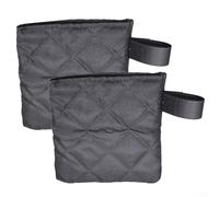 2x Outdoor Winter Insulated Faucet Covers with Triple Layer Padding, Garden Tap Jackets to Prevent Ice Damage and Pipe Bursting (Small)