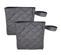 2x Outdoor Winter Insulated Faucet Covers with Triple Layer Padding, Garden Tap Jackets to Prevent Ice Damage and Pipe Bursting (Large)