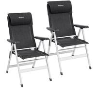 2x OUTWELL MILTON CHAIR FOLDING LIGHTWEIGHT RECLINER CAMPING GARDEN OUTDOOR SEAT