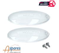 2X Oval Oven Cooker Vent Extractor Hood Light Bulb Diffuser Cover Panel Strip