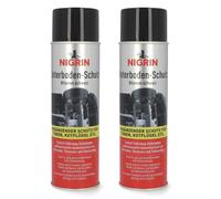 2x Pack Nigrin Underbody Spray - Can Bitumen Black Corrosion Protection Car