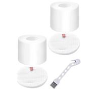 2x Pack NV601UK Filter Set for Shark Upright Vacuum Cleaner NV601UK NV601UKT NV600UK NV600 NV601 NV700UK NV700UKT UV700 XFF600 XHF600 Replacement Parts for Shark Hoover Lift-Away Pack of 2 +1 Brush
