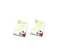 2X Pack Q-Connect Multipurpose Labels 99.1x38.1mm 14 Per Sheet White (Pack of 1400) KF26054