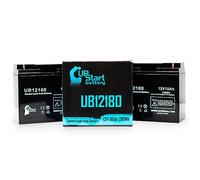 2x Pack - Replacement for APC SMART-UPS 1500 SUA1500I Battery - Compatible UB12180 Universal Sealed Lead Acid Battery (12V 18Ah 18000mAh T4 Terminal AGM SLA)