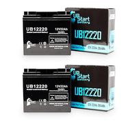 2x Pack - Replacement for SUNNYWAY SW12200 Battery - Compatible UB12220 Universal Sealed Lead Acid Battery (12V 22Ah 22000mAh T4 Terminal AGM SLA)