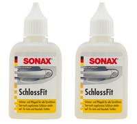 2x Pack Sonax Lock-Fit Oil Spray Care Oil Lubricant Door Lock Lock Oil
