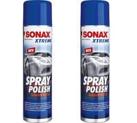 2x Pack Sonax Xtreme Spray-Polish Foam Polish Detailer Cleaner Spray Polish