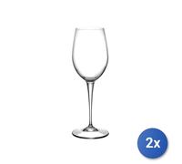 2X Packs 6 Premium Glass Goblets 2 Chianti Cl 38 Transparent Bormioli