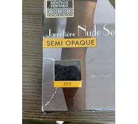 2x Packs Of Dim Women's Up Nudesens Sopaq Support Stockings, 25 DEN, Black, 4