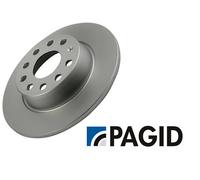 2x Pagid Brake Discs Pair Solid Rear 272mm Fits Audi A1 A3 TT Q2