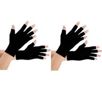 2x Pairs Arthritis Gloves, Compression Gloves Support and Warmth for Hands Medium 2 Pairs