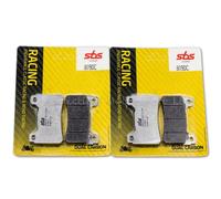 2x Pairs of Honda CBR1000RR 2004-2016 SBS Dual Carbon Front Brake Pads - 809DC